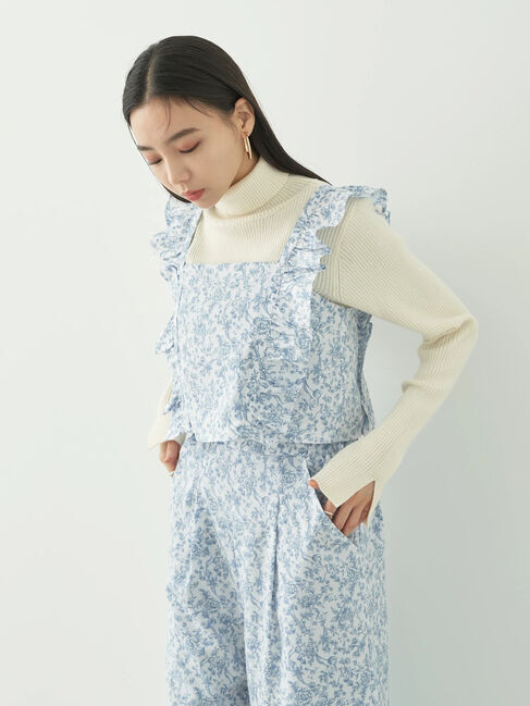 earth music&ecology「隠れウサギ柄ビスチェ」|Tシャツ・カットソー|