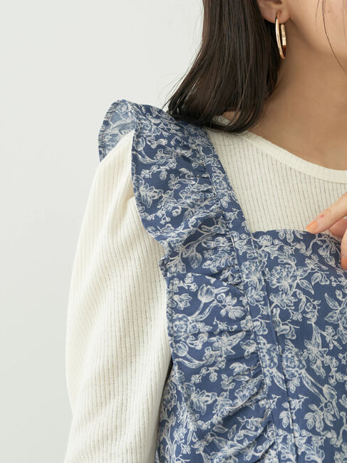 earth music&ecology「隠れウサギ柄ビスチェ」|Tシャツ・カットソー|