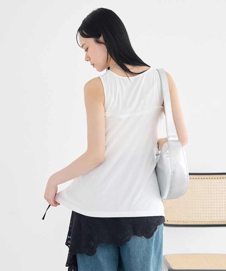 earth music&ecology「マルチウェイショルダースリットトップス」|Tシャツ・カットソー|