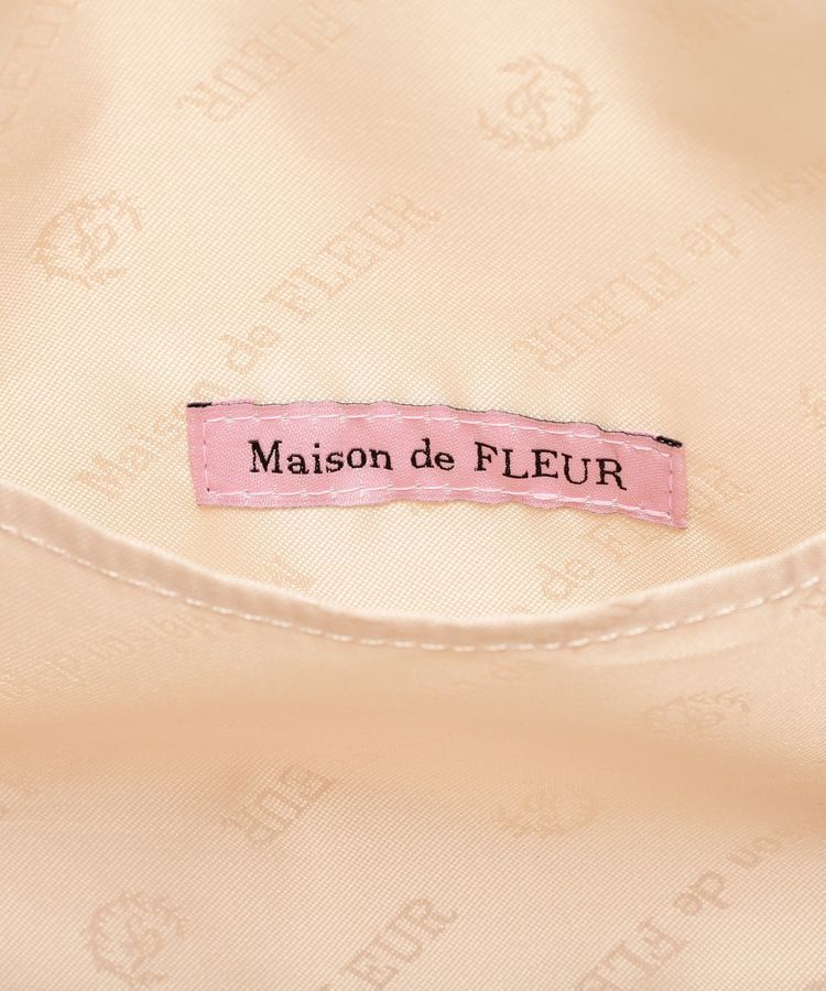 Maison de FLEUR「ツイードフリルハンドルスクエアトートバッグ」|トートバッグ|