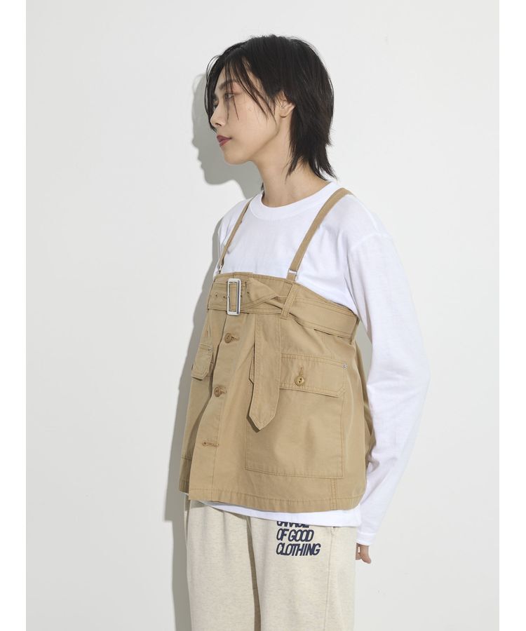 GARAGE OF GOOD CLOTHING「3WAYミリタリービスチェ」|ベスト・ジレ|