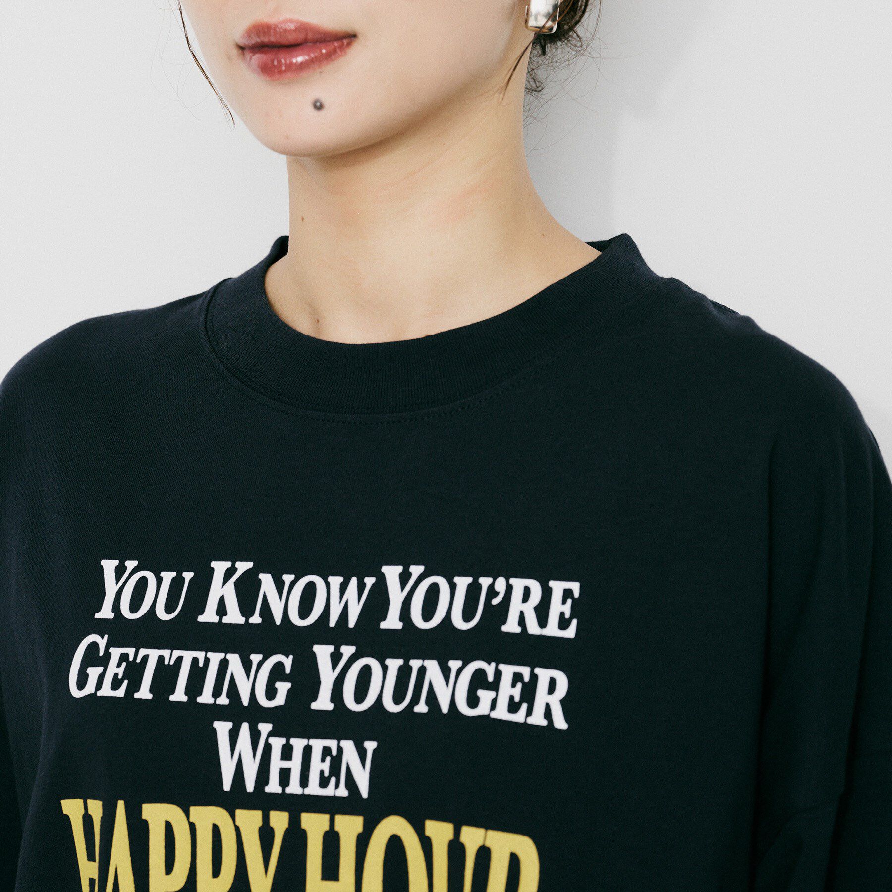 UNTITLED「【PARROTT CANVAS】ハッピーアワーL／Sティーシャツ」|Tシャツ・カットソー|