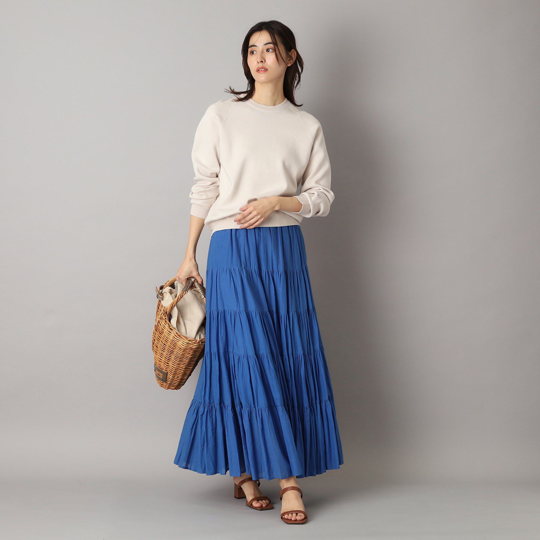 DRESSTERIOR「ウォッシャブル コットンカシミヤ混ニット」|ニット・セーター|