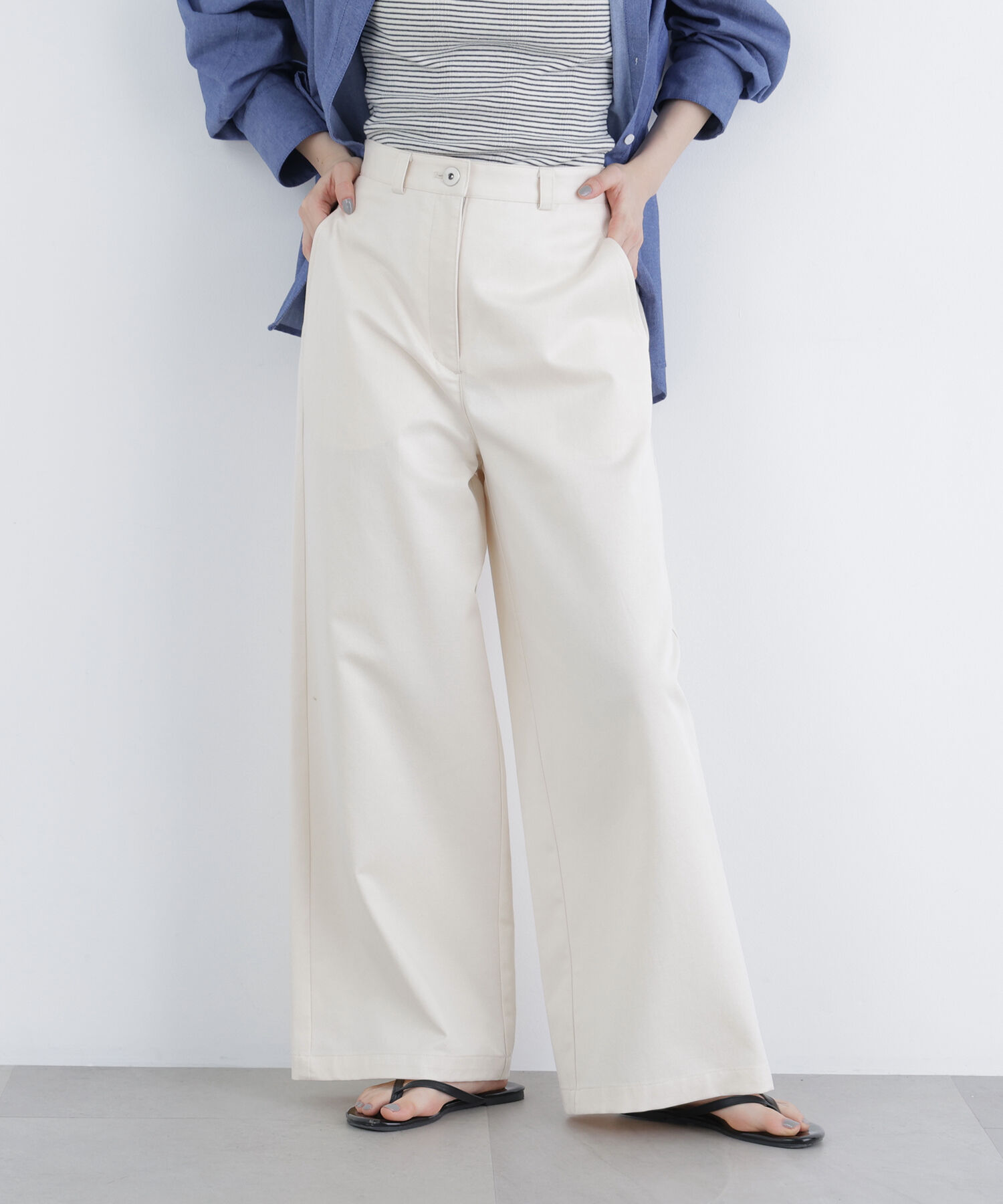  「〈N.〉ツイルワイドパンツ」|その他|