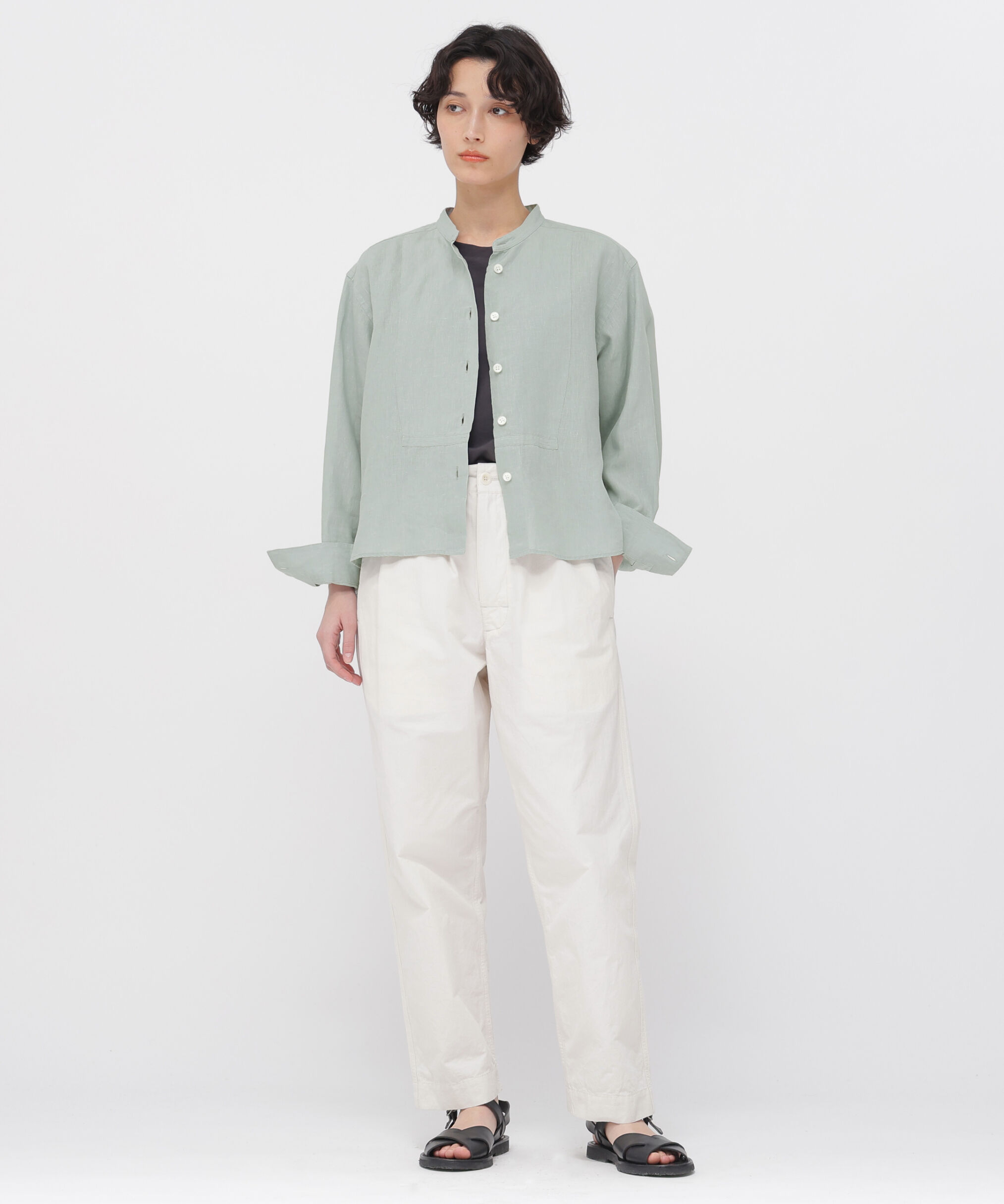  「PLAIN COTTON JERSEY TOP」|Tシャツ・カットソー|