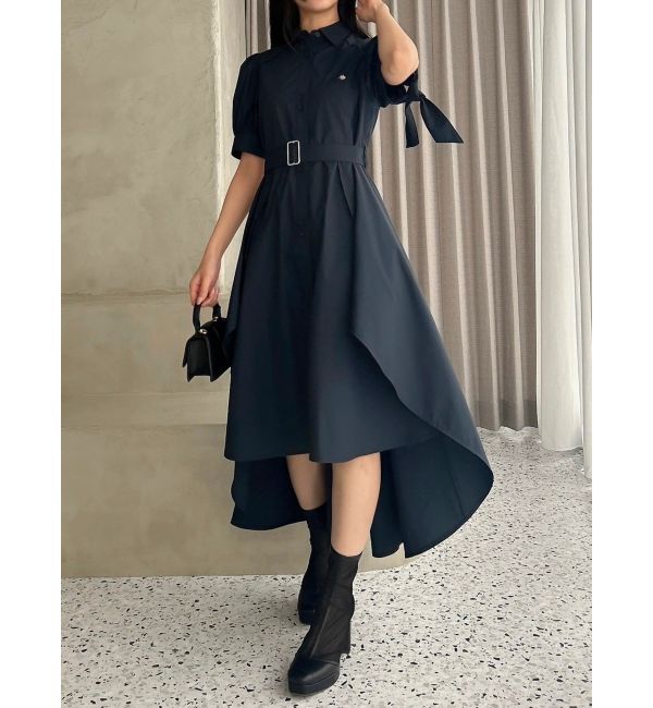 dazzlin「【POLO BCSコラボ/20周年記念復刻！】ヘムレイヤードシャツワンピース」|ワンピース|