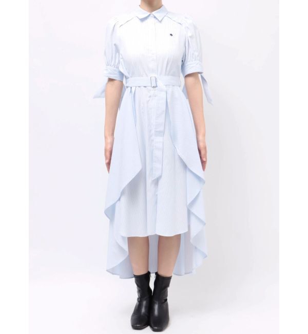 dazzlin「【POLO BCSコラボ/20周年記念復刻！】ヘムレイヤードシャツワンピース」|ワンピース|