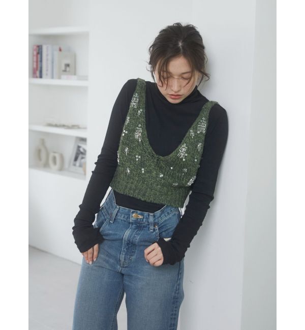 Ungrid「ハイネックシアーロングスリーブTee」|Tシャツ・カットソー|
