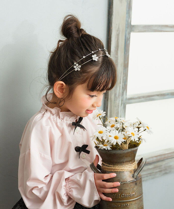 BACKYARD FAMILY「Rora ブラウス 通販 ローラ さくら キッズ 子供 女の子 子ども スタンドカラー フリル 襟」|その他|