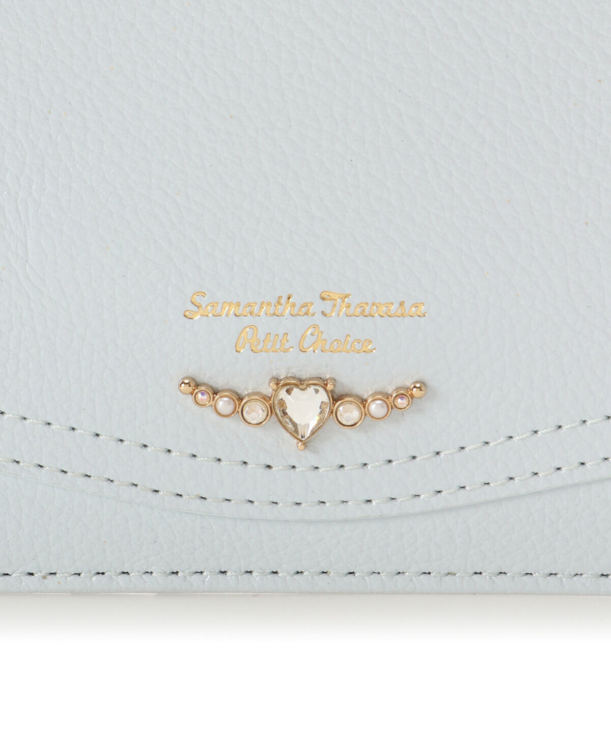 Samantha Thavasa Petit Choice「クリアハートビジュー フラグメントケース」|コインケース|