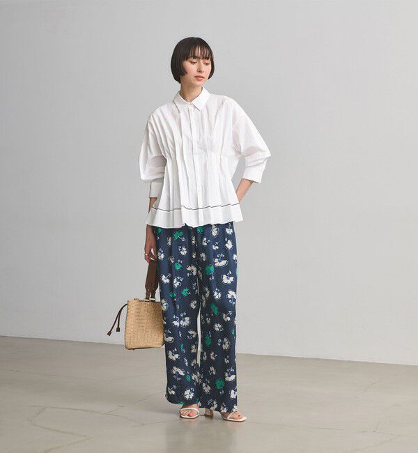 UNITED ARROWS「ピンタック シャツブラウス」|シャツ・ブラウス|