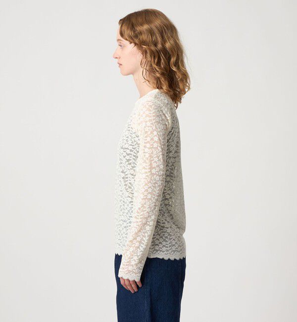 STEVEN ALAN「＜Steven Alan＞フラワーレース プルオーバー」|Tシャツ・カットソー|