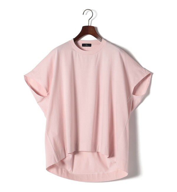 SHIPS for women「SHIPS Primary NavyLabel:〈手洗い可能〉BIG Tシャツ」|Tシャツ・カットソー|ライトピンク