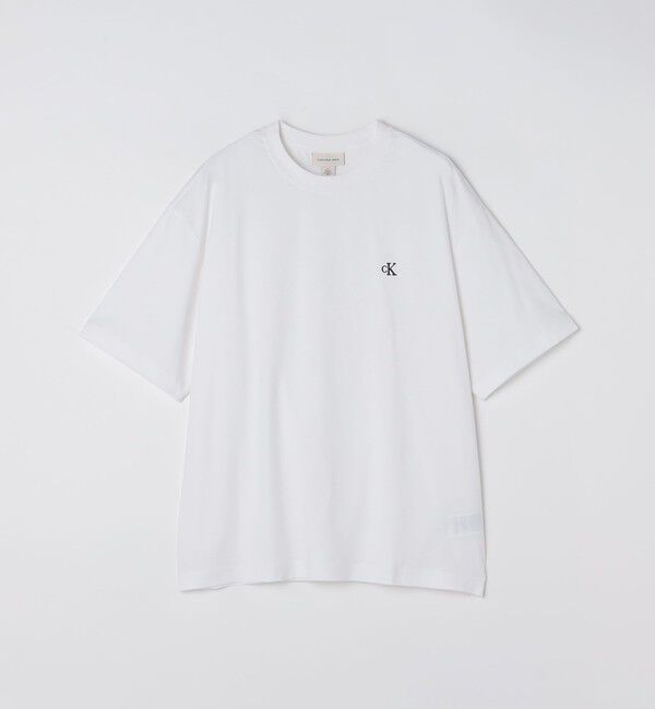 SHIPS「Calvin Klein: SS RLXD ARCHIVE LOGO CN TEE」|Tシャツ・カットソー|ホワイト