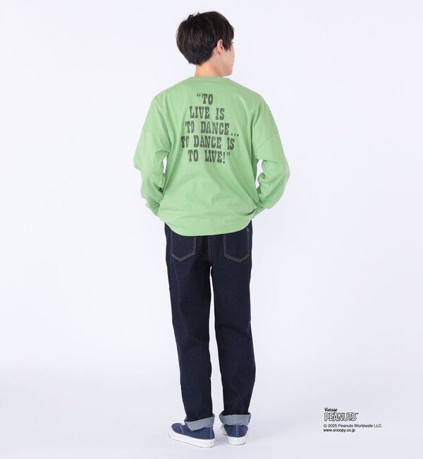 SHIPS KIDS「SHIPS KIDS:140～160cm / SNOOPY ロングスリーブ Tシャツ」|Tシャツ・カットソー|