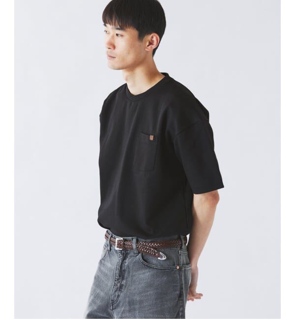 JOURNAL STANDARD relume「UNIVERSAL OVERALL 別注 ブラックラベル ポンチTシャツ」|Tシャツ・カットソー|