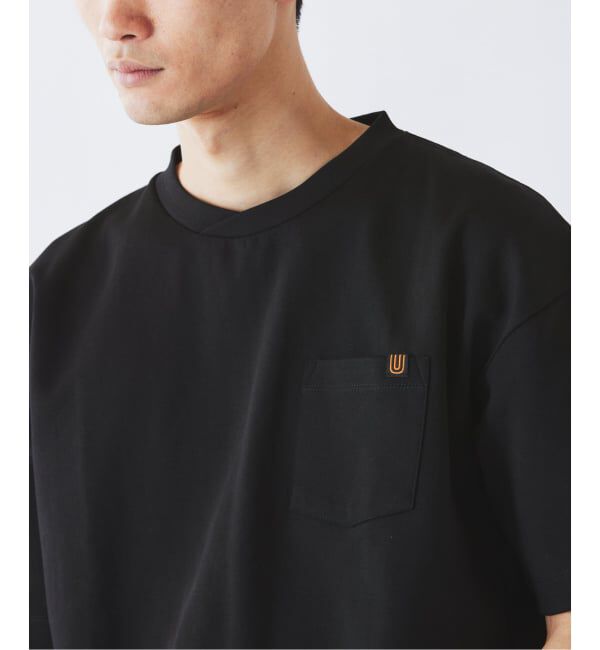 JOURNAL STANDARD relume「UNIVERSAL OVERALL 別注 ブラックラベル ポンチTシャツ」|Tシャツ・カットソー|