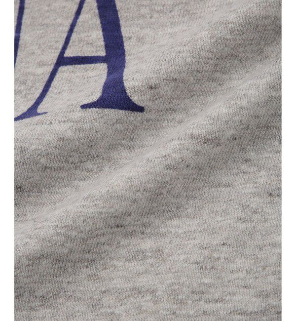 SALON adam et rope'「【Americana（アメリカーナ）】ラフィー丸胴 プリントT / センターロゴ」|Tシャツ・カットソー|