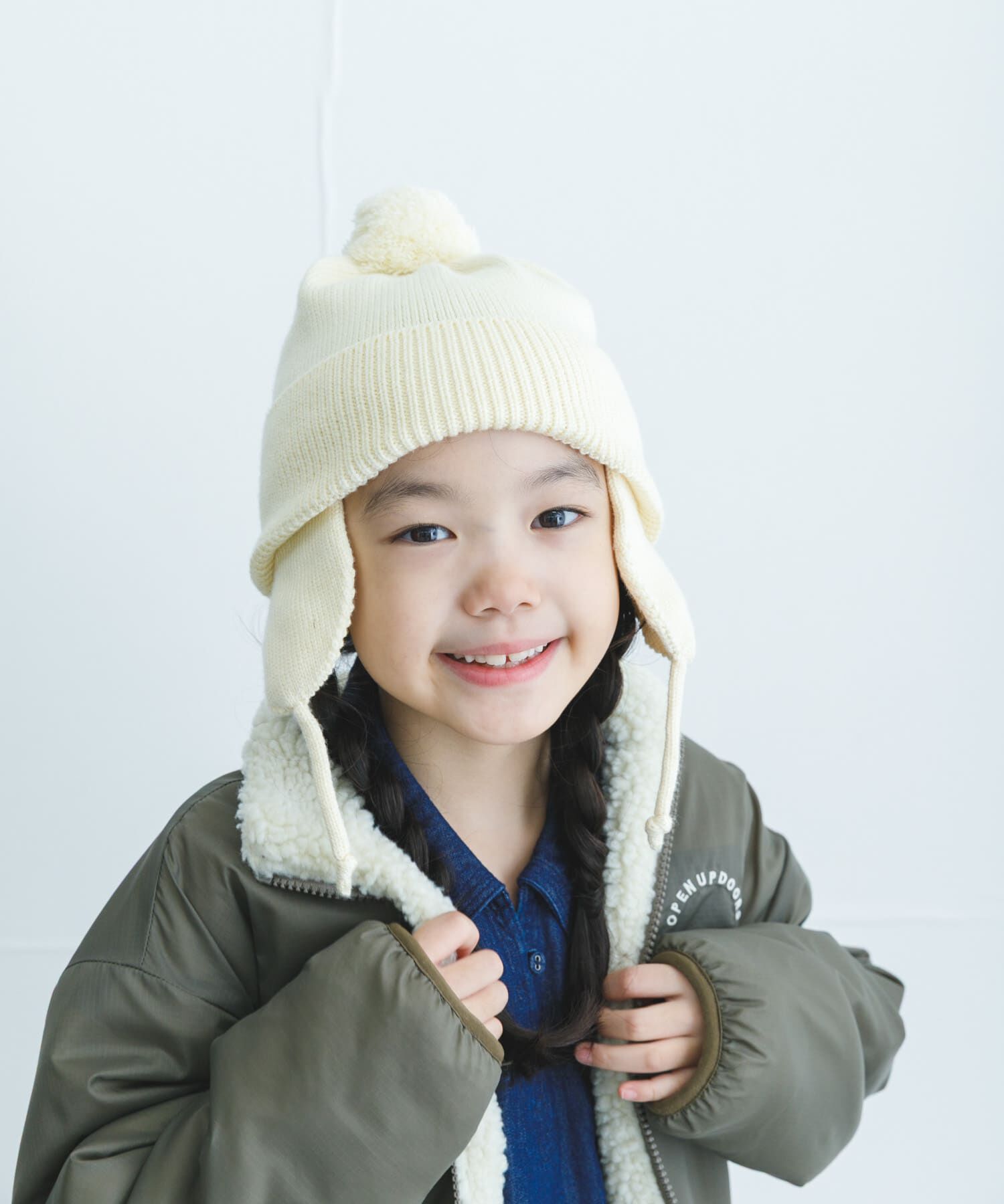 URBAN RESEARCH DOORS「フライトニットキャップ(KIDS)」|その他|アイボリー