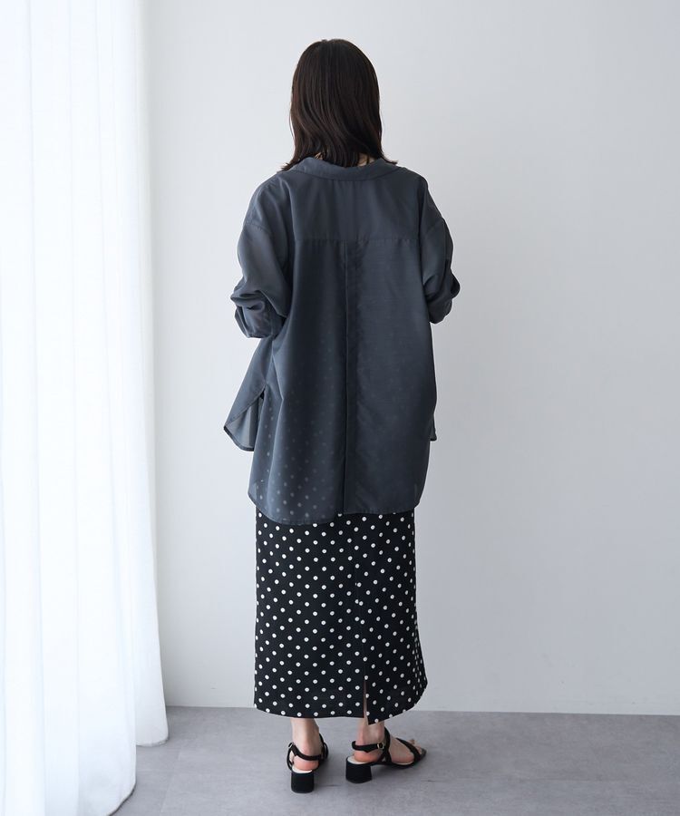 YECCA VECCA「ドット柄バルーンキャミワンピース」|ワンピース|