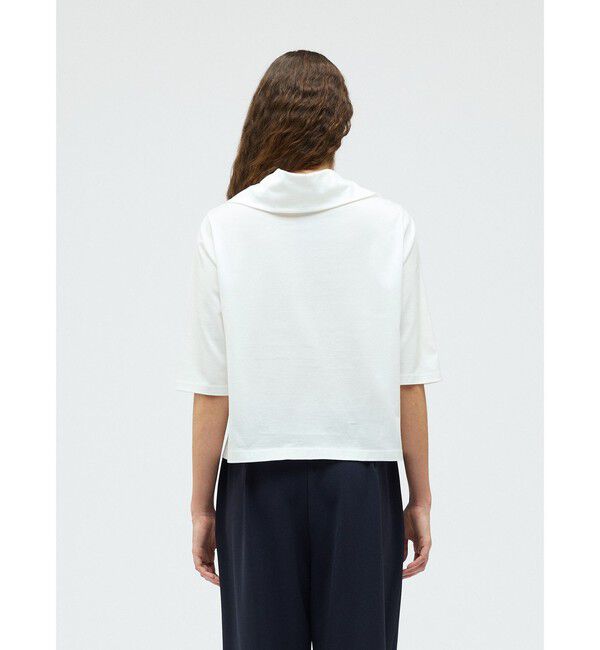 mizuiro ind「mizuiro ind アシンメトリーカラープルオーバー」|Tシャツ・カットソー|