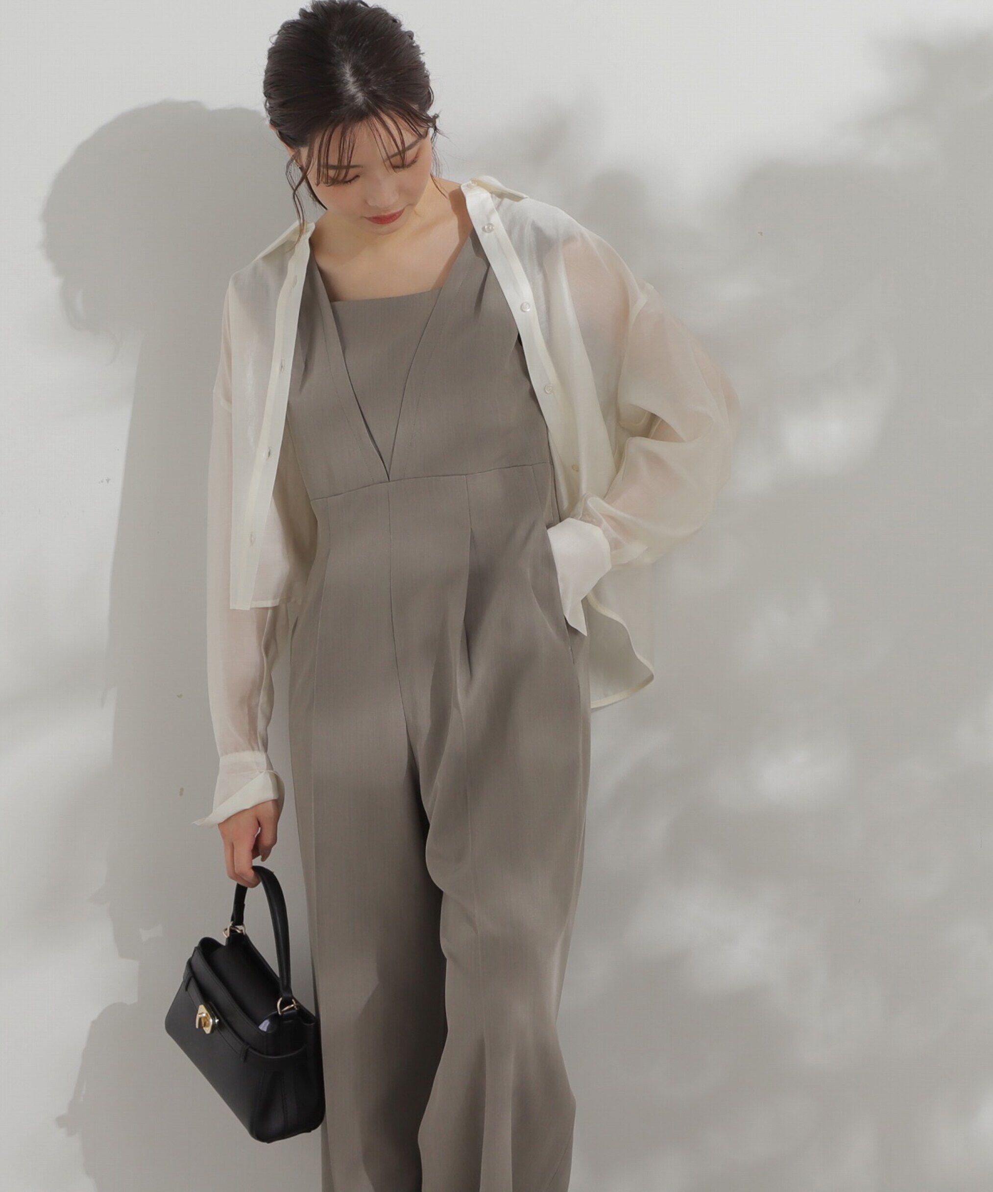 PROPORTION BODY DRESSING「レイヤード風ロンパース」|ワンピース|