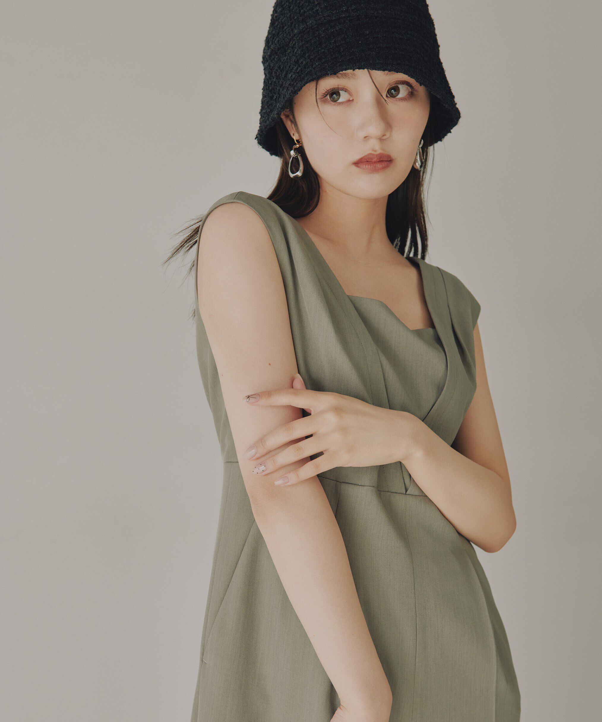 PROPORTION BODY DRESSING「レイヤード風ロンパース」|ワンピース|
