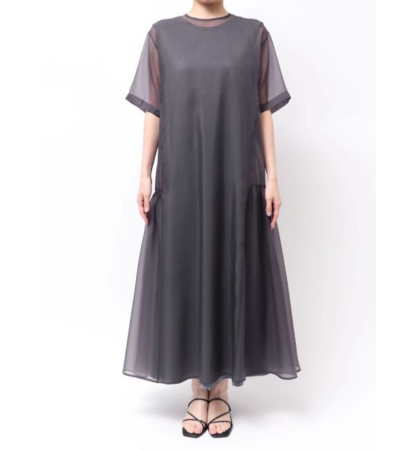 ELENDEEK「SHEER LAYERED CUT OP」|ワンピース|