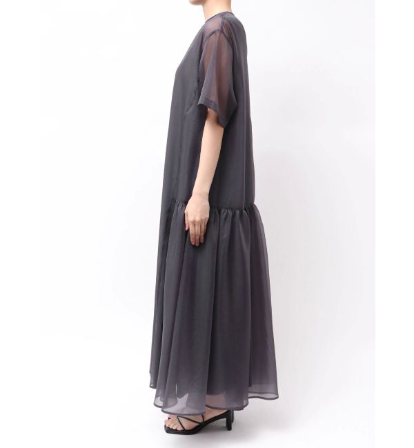 ELENDEEK「SHEER LAYERED CUT OP」|ワンピース|