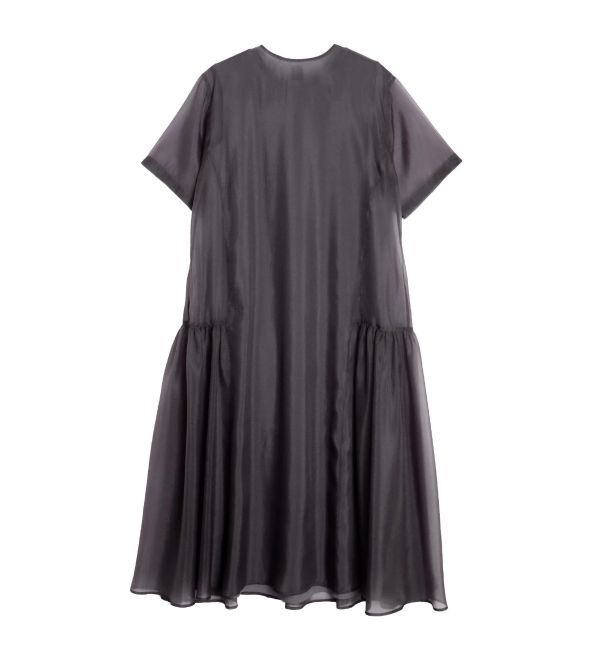 ELENDEEK「SHEER LAYERED CUT OP」|ワンピース|ネイビー
