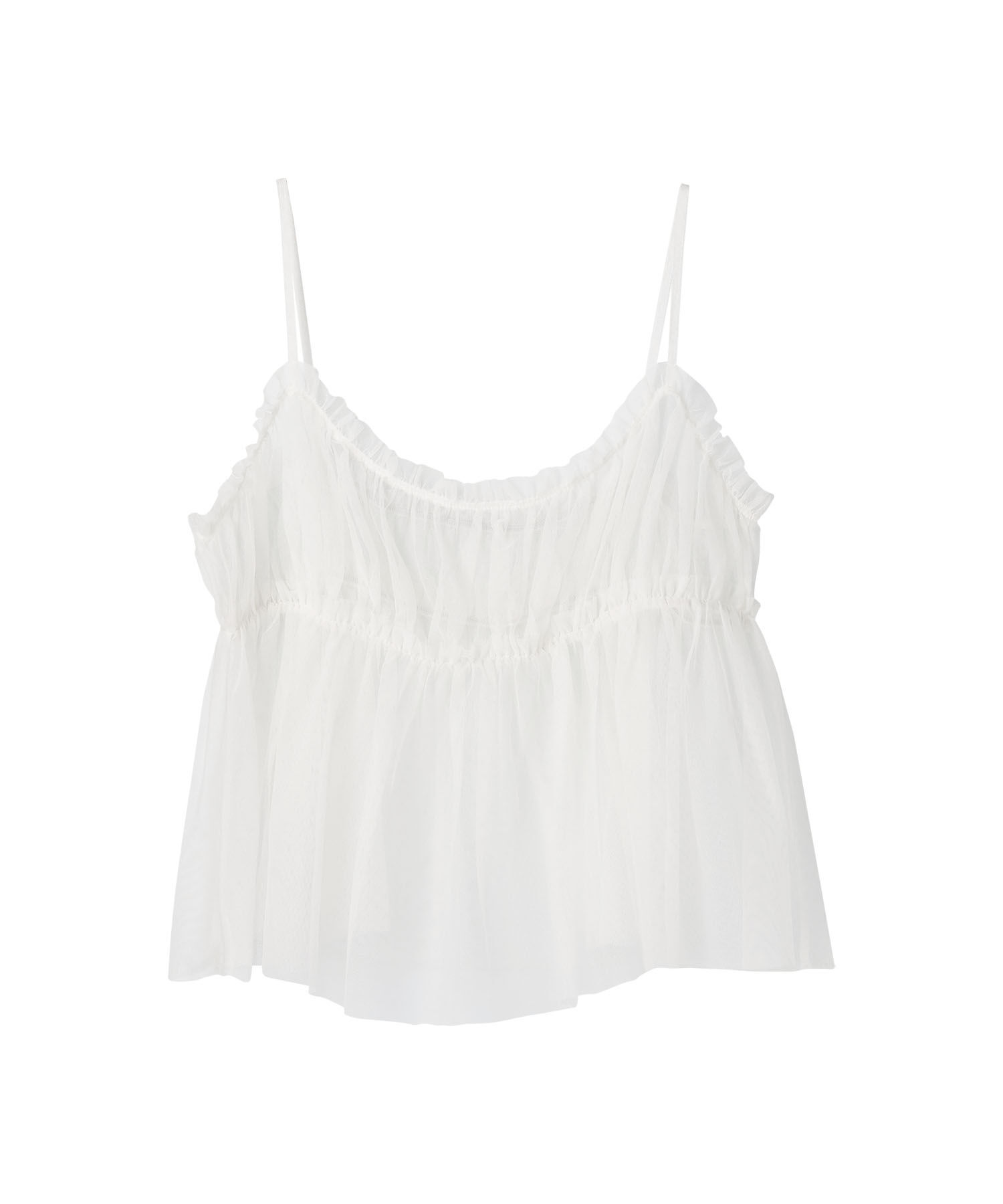 MARY QUANT「チュールキャミセット Tシャツ」|Tシャツ・カットソー|