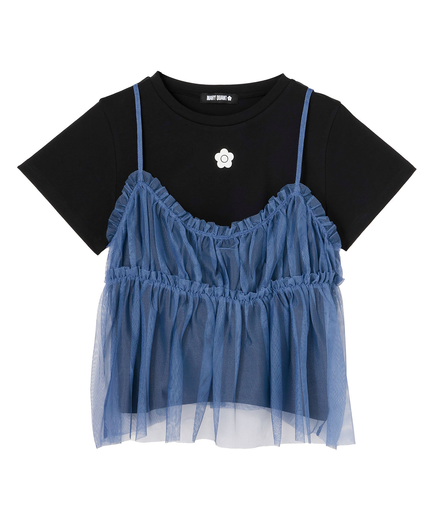 MARY QUANT「チュールキャミセット Tシャツ」|Tシャツ・カットソー|