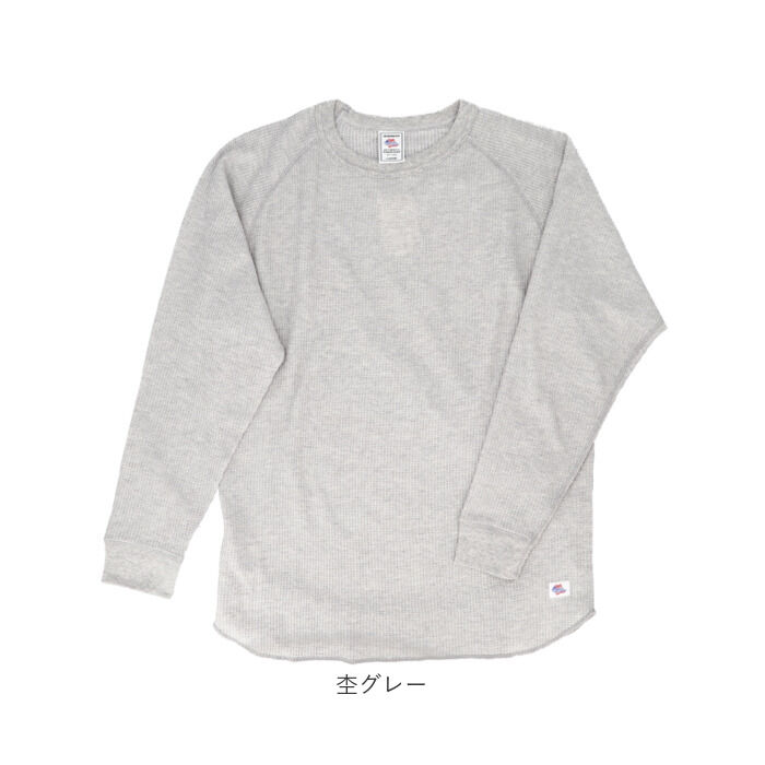 BACKYARD FAMILY「JEMORGAN ワッフル JF070-52S ジェーイーモーガン 通販 長袖Tシャツ ロンT」|Tシャツ・カットソー|