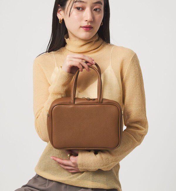 UNITED ARROWS green label relaxing「＜PRATO MADE IN ITALY＞スクエアボストンバッグ」|ショルダー・メッセンジャー|MD.BROWN