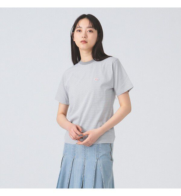 Ray BEAMS 「DANTON / T/C INNER T-SHIRT」|Tシャツ・カットソー|GREY&times;WHITE