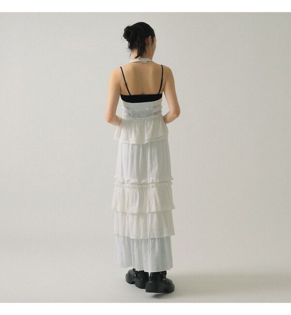 Ray BEAMS 「◎ﾚｰｽﾎﾙﾀｰN_BL」|シャツ・ブラウス|