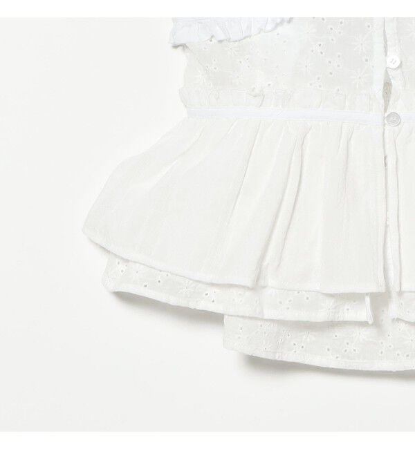 Ray BEAMS 「◎ﾚｰｽﾎﾙﾀｰN_BL」|シャツ・ブラウス|