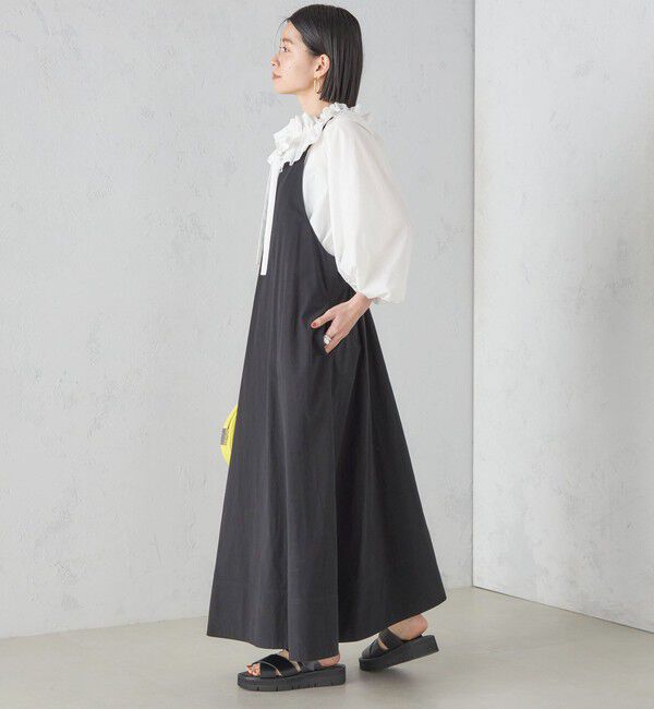 SHIPS for women「〈手洗い可能〉近江晒 ブロード キャミ ワンピース」|ワンピース|