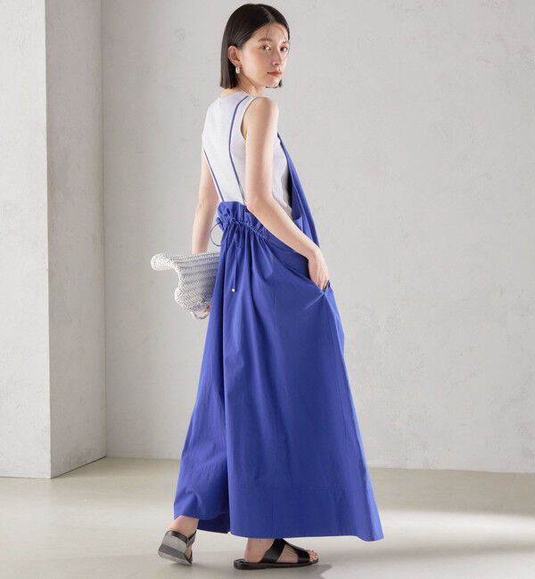 SHIPS for women「〈手洗い可能〉近江晒 ブロード キャミ ワンピース」|ワンピース|