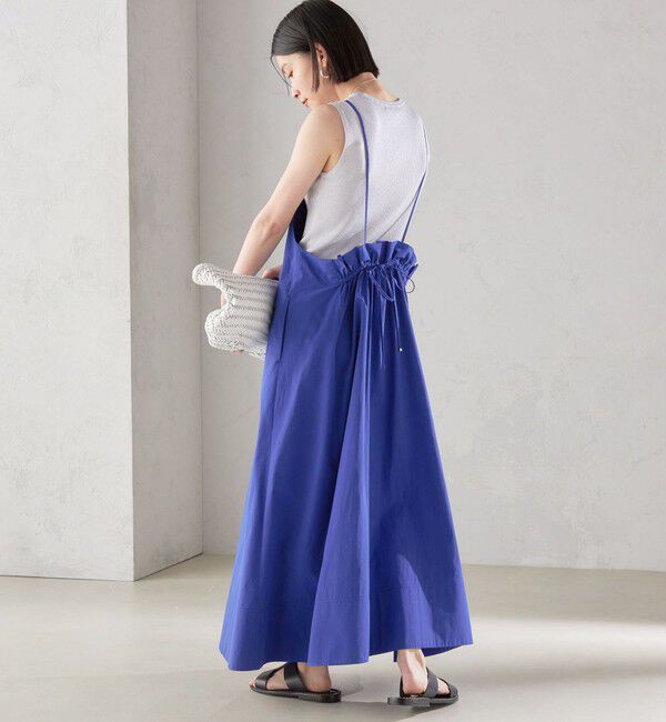 SHIPS for women「〈手洗い可能〉近江晒 ブロード キャミ ワンピース」|ワンピース|