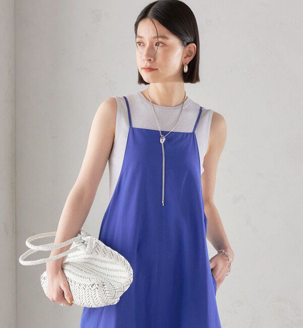 SHIPS for women「〈手洗い可能〉近江晒 ブロード キャミ ワンピース」|ワンピース|