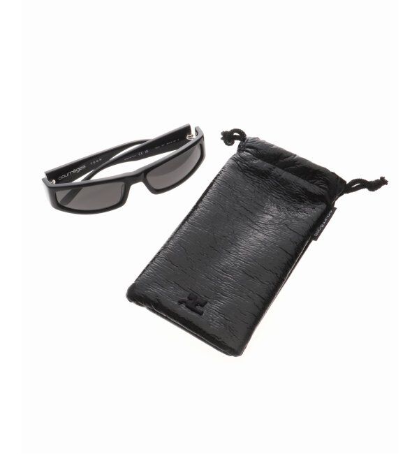 EYETHINK「COURREGES TECH SUNGLASSES black / VESALU001AC0006」|サングラス|