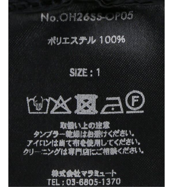 IENA LA BOUCLE「ODAKHA オダカ gynoid polo dress OH26SS-OP05」|ワンピース|