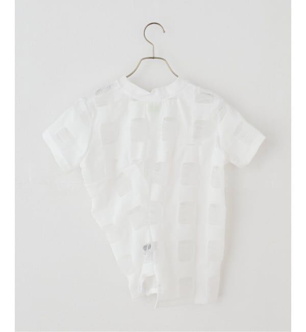 IENA LA BOUCLE「ODAKHA オダカ twisted crashe gingham T OH26SS-KN062」|Tシャツ・カットソー|