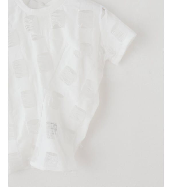 IENA LA BOUCLE「ODAKHA オダカ twisted crashe gingham T OH26SS-KN062」|Tシャツ・カットソー|