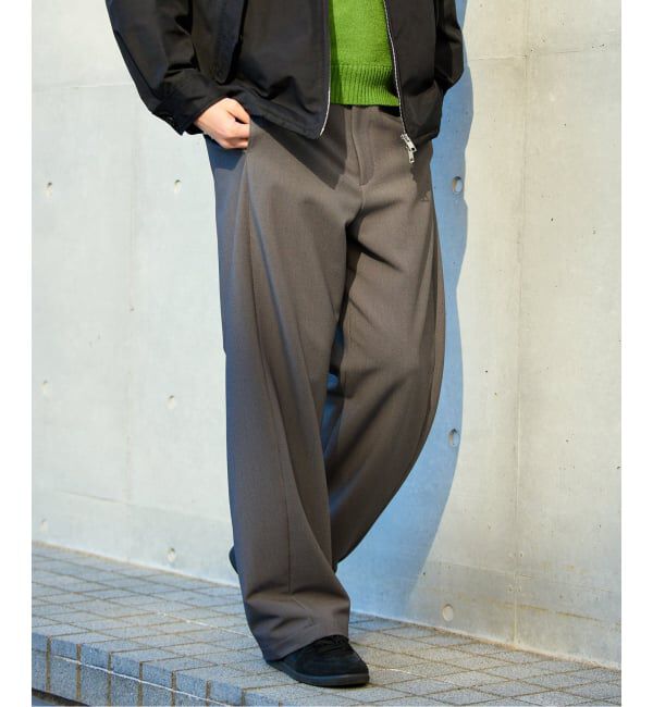 EDIFICE「2WAY CLOTH 3D フィットトラウザー」|スラックス|