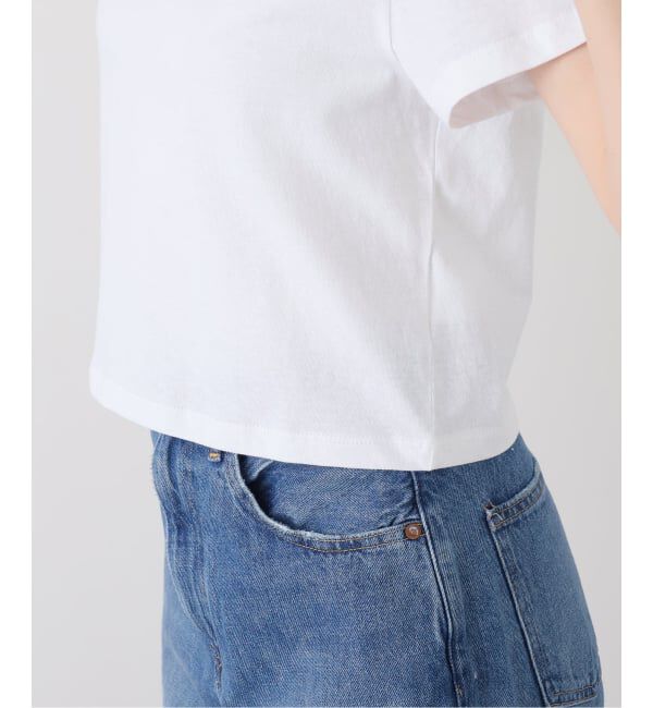 Oriens JOURNAL STANDARD「【Ashley Williams / アシュリー・ウィリアムズ】 WHITE CROPPED T-SHIRT AWAW250100」|Tシャツ・カットソー|