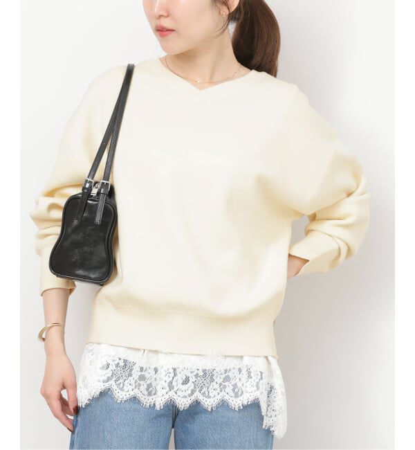 JOURNAL STANDARD relume「ウォッシャブルニットジャージー2WAYプルオーバー」|ニット・セーター|ナチュラル