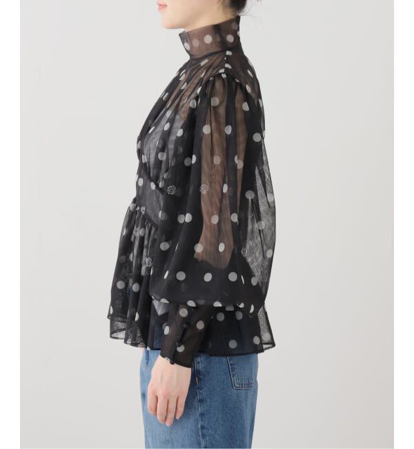 JOURNAL STANDARD「【VIVIANO / ヴィヴィアーノ】 A Pois Tulle Chemisette」|シャツ・ブラウス|