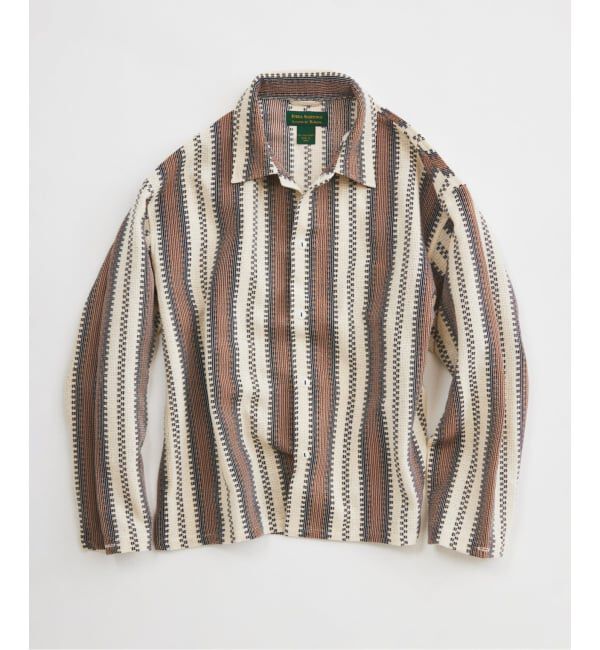 JOURNAL STANDARD relume「INDIA COTTON &rdquo;ウェービー&rdquo; クロシェシャツ」|シャツ・ブラウス|ブラウン